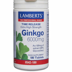 Lamberts Ginkgo Biloba 6000 mg – 180 tabletas