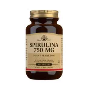 Solgar Spirulina 750 mg – 100 comprimidos